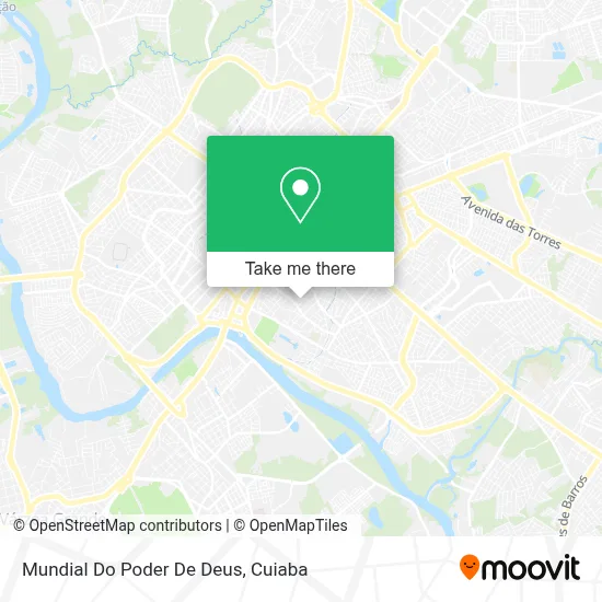 Mundial Do Poder De Deus map