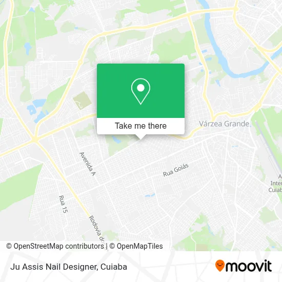 Ju Assis Nail Designer map