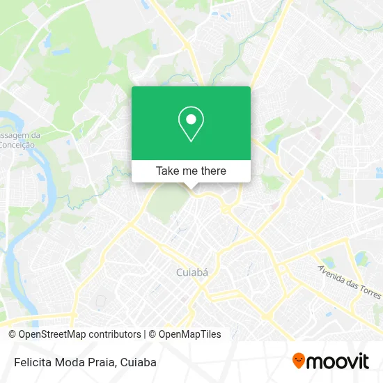 Felicita Moda Praia map