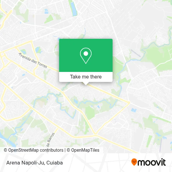 Arena Napoli-Ju map
