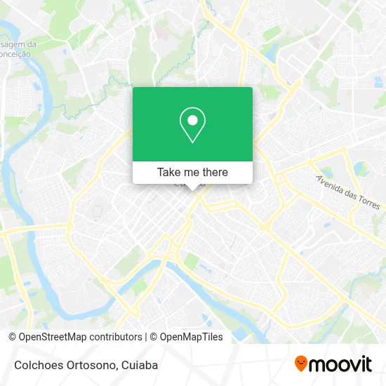 Colchoes Ortosono map