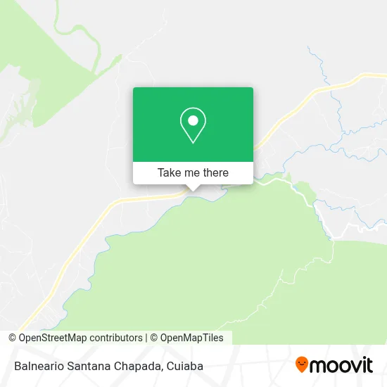 Balneario Santana Chapada map