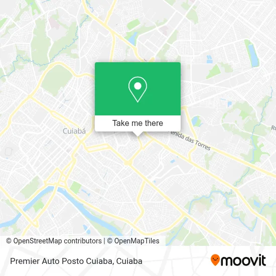 Premier Auto Posto Cuiaba map