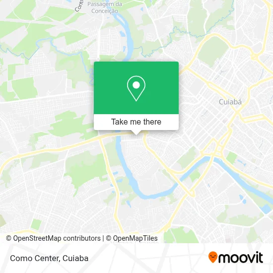 Como Centro map