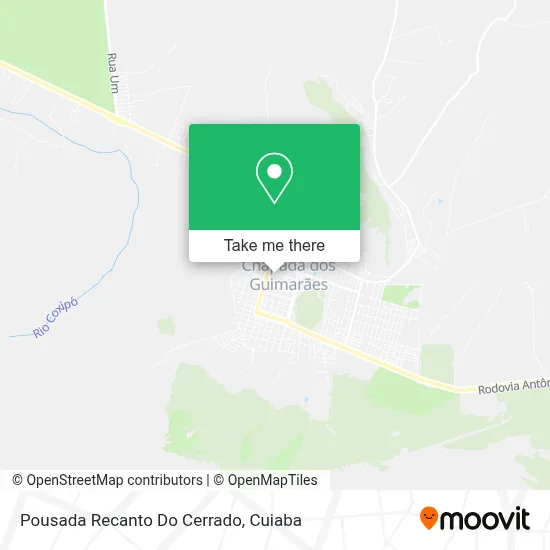 Pousada Recanto Do Cerrado map