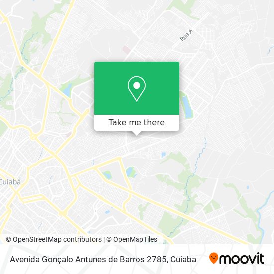 Mapa Avenida Gonçalo Antunes de Barros 2785