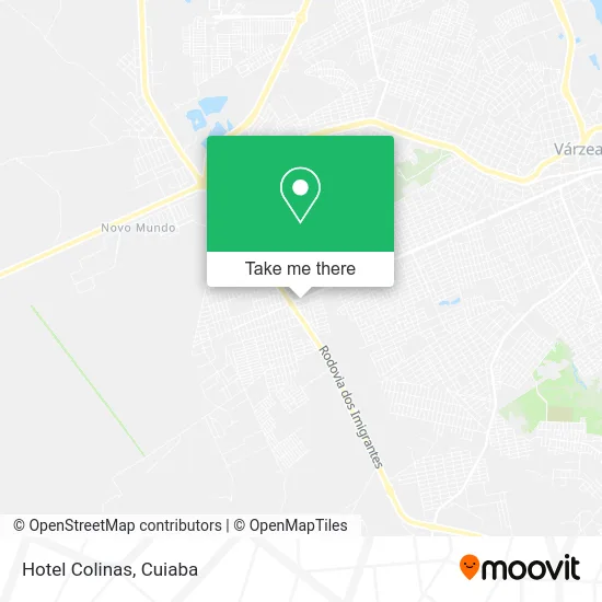 Hotel Colinas map