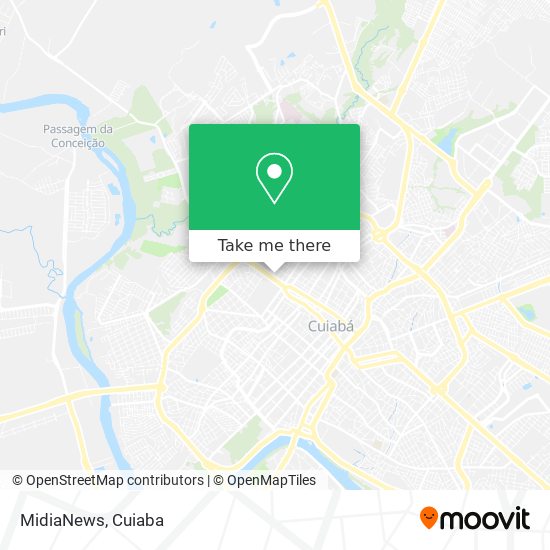 MidiaNews map