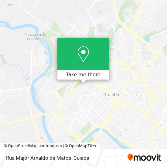 Mapa Rua Major Arnaldo de Matos