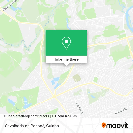 Cavalhada de Poconé map