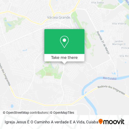 Igreja Jesus É O Caminho A verdade E A Vida map