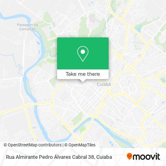 Rua Almirante Pedro Álvares Cabral 38 map