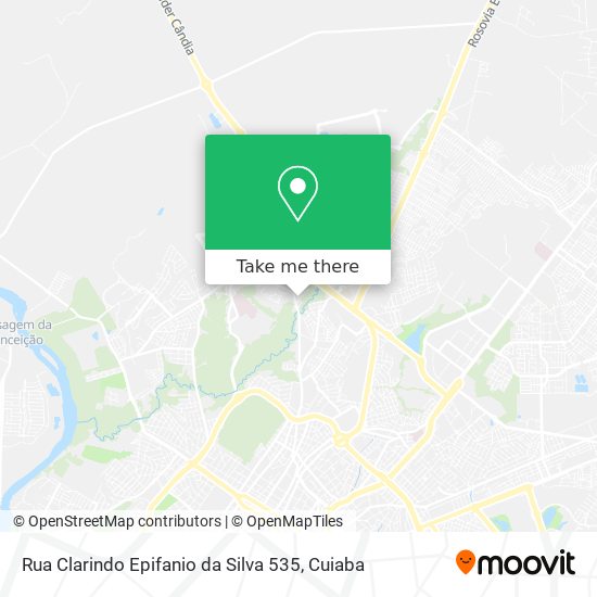 Rua Clarindo Epifanio da Silva 535 map