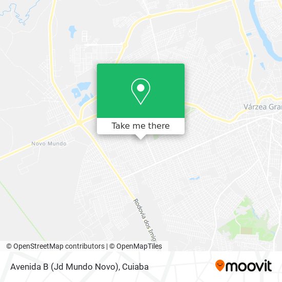 Avenida B (Jd Mundo Novo) map