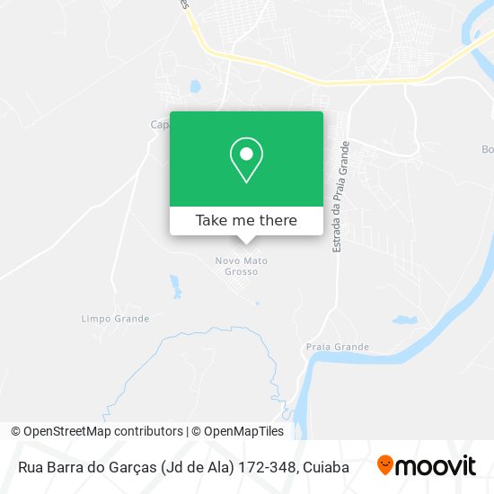 Rua Barra do Garças (Jd de Ala) 172-348 map