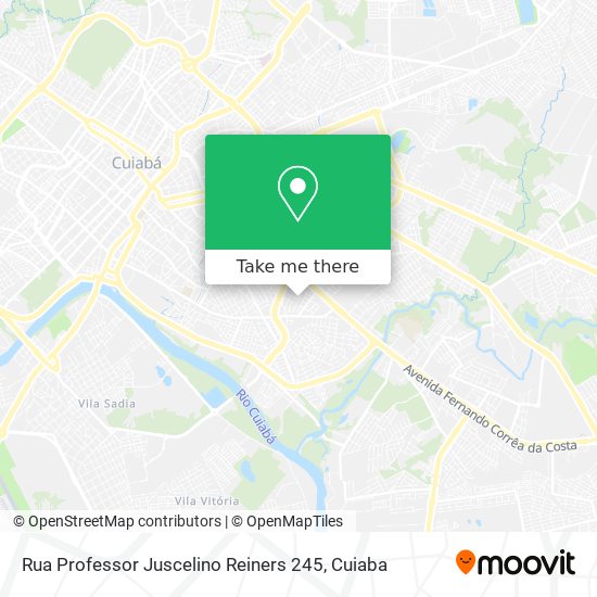 Rua Professor Juscelino Reiners 245 map