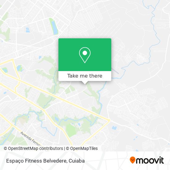 Espaço Fitness Belvedere map