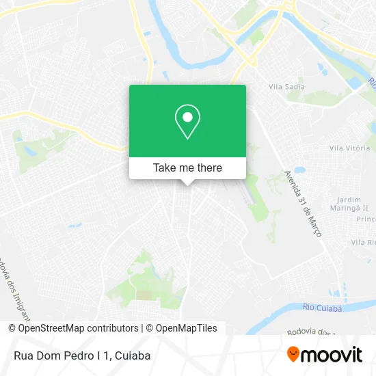 Rua Dom Pedro I 1 map