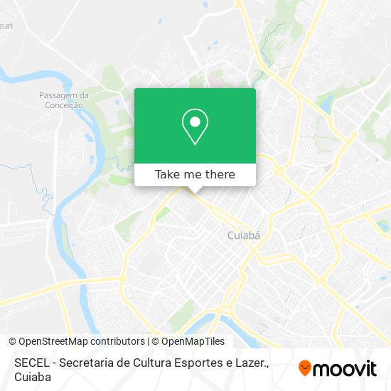 SECEL - Secretaria de Cultura Esportes e Lazer. map