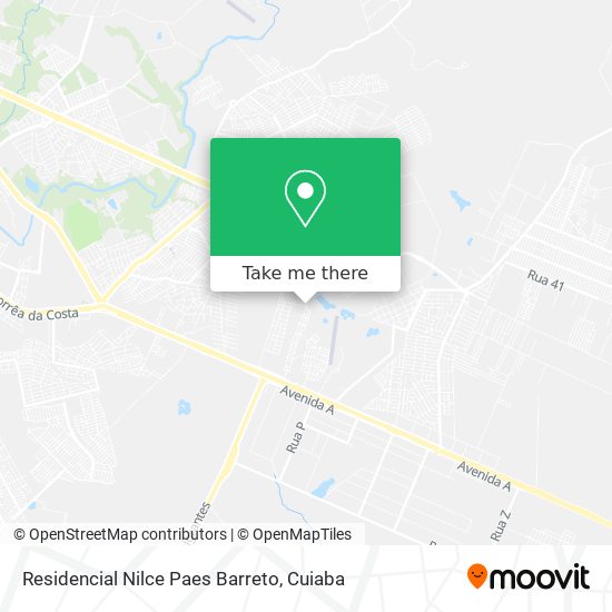 Mapa Residencial Nilce Paes Barreto