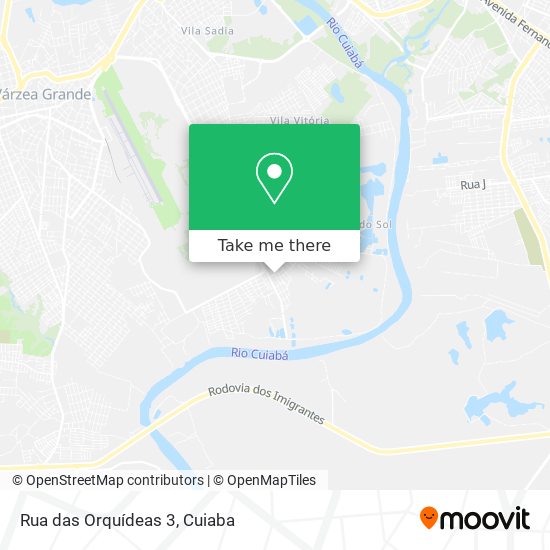 Rua das Orquídeas 3 map