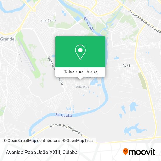 Avenida Papa João XXIII map