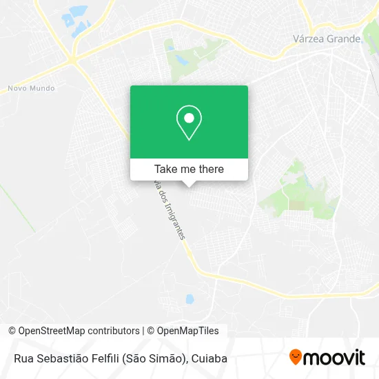 Rua Sebastião Felfili (São Simão) map