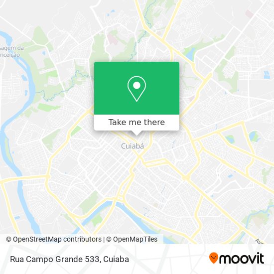 Rua Campo Grande 533 map