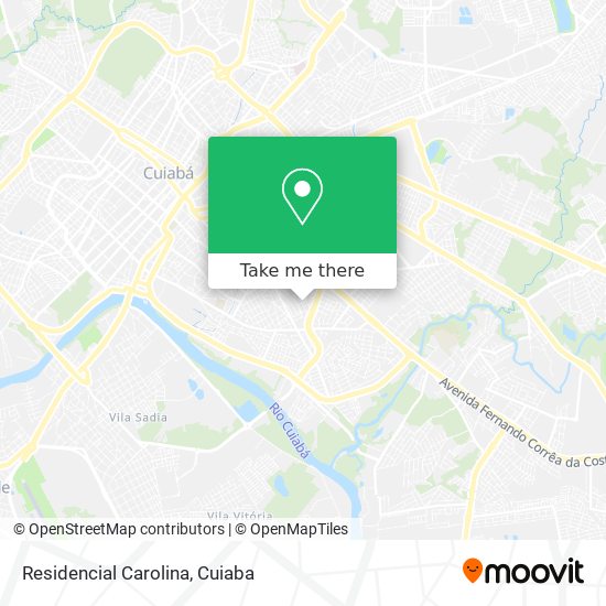 Mapa Residencial Carolina