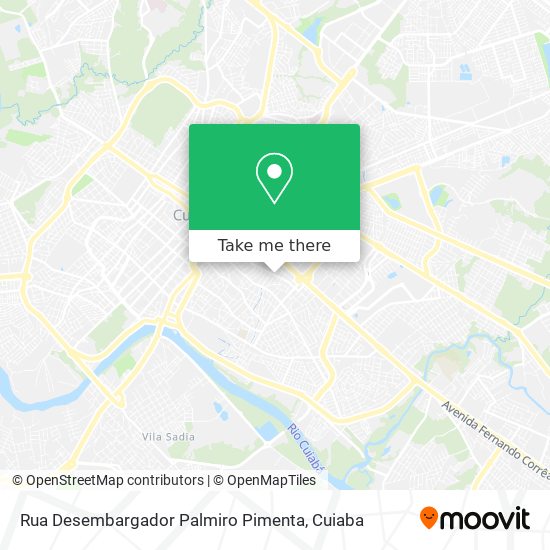 Rua Desembargador Palmiro Pimenta map