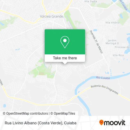 Rua Livino Albano (Costa Verde) map