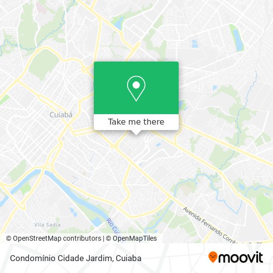 Condomínio Cidade Jardim map