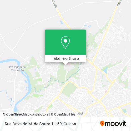 Rua Orivaldo M. de Souza 1-159 map