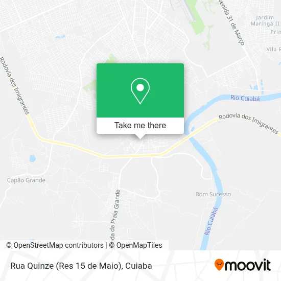 Rua Quinze (Res 15 de Maio) map