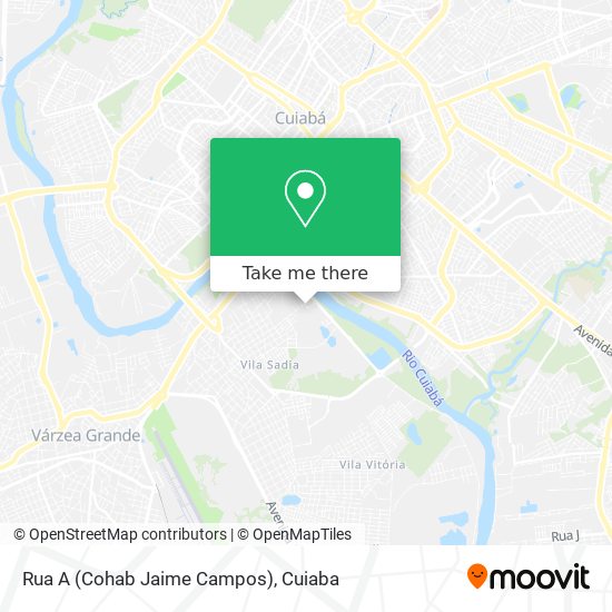 Rua A (Cohab Jaime Campos) map