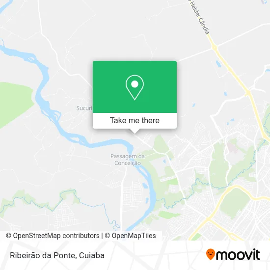 Ribeirão da Ponte map