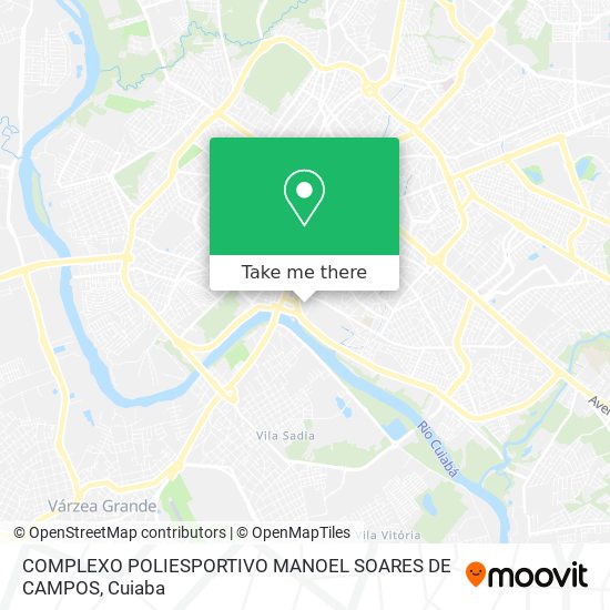 COMPLEXO POLIESPORTIVO MANOEL SOARES DE CAMPOS map