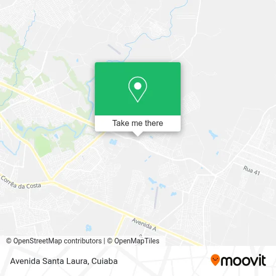 Avenida Santa Laura map