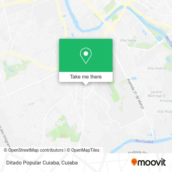 Ditado Popular Cuiaba map
