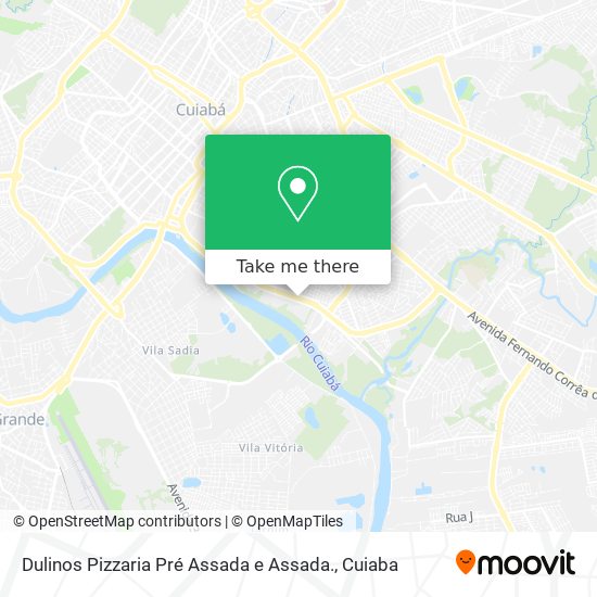 Dulinos Pizzaria Pré Assada e Assada. map