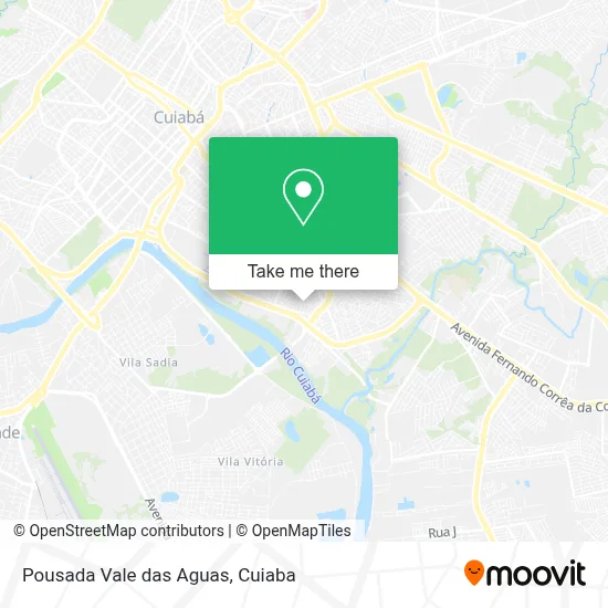 Pousada Vale das Aguas map