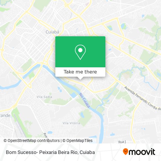 Bom Sucesso- Peixaria Beira Rio map