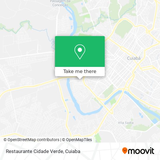 Mapa Restaurante Cidade Verde