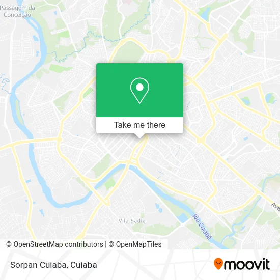 Sorpan Cuiaba map
