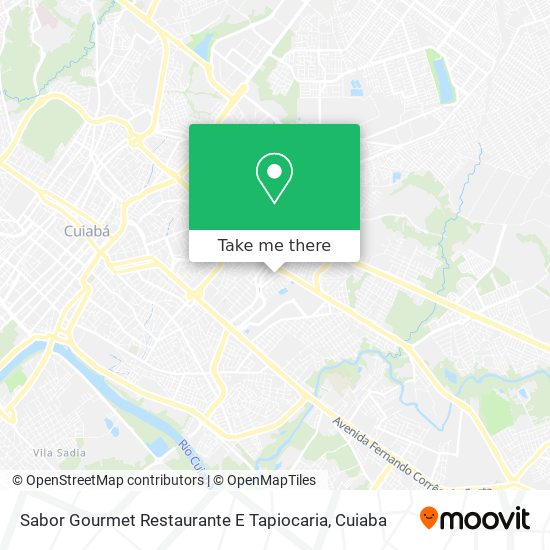 Sabor Gourmet Restaurante E Tapiocaria map