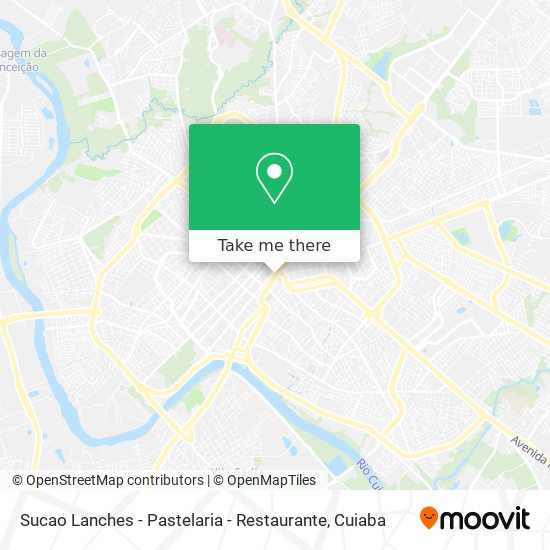 Mapa Sucao Lanches - Pastelaria - Restaurante