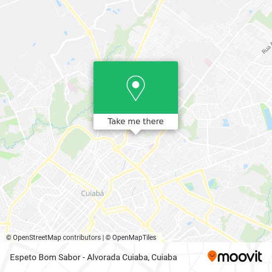 Espeto Bom Sabor - Alvorada Cuiaba map