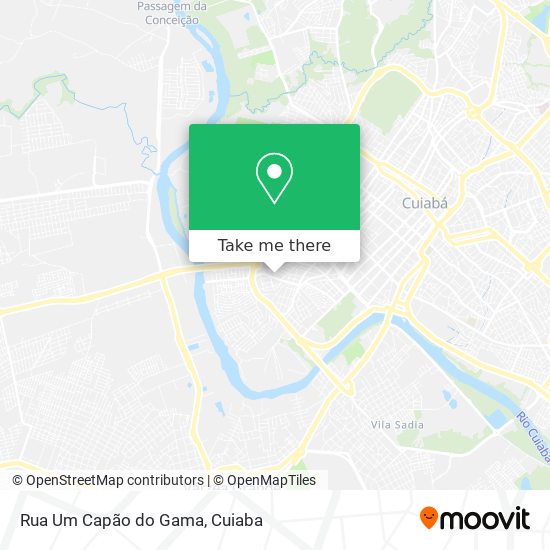 Rua Um Capão do Gama map