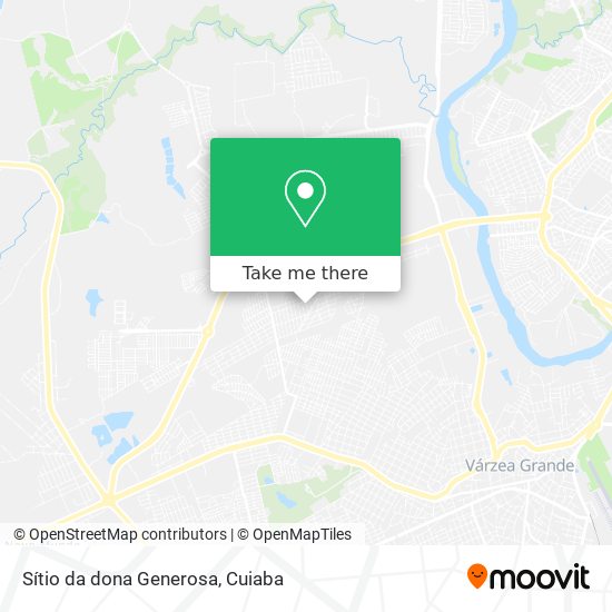 Sítio da dona Generosa map