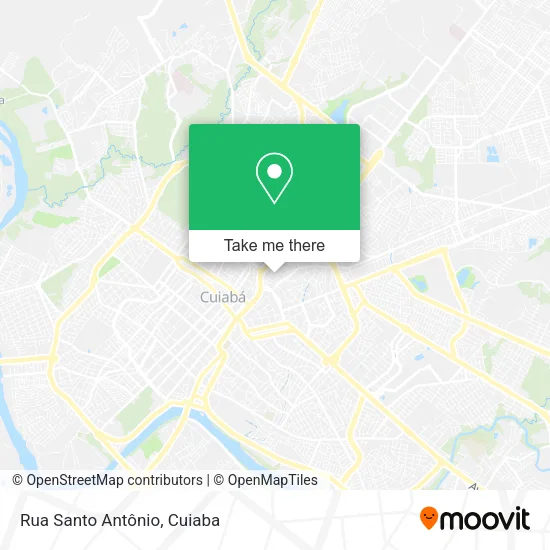 Rua Santo Antônio map